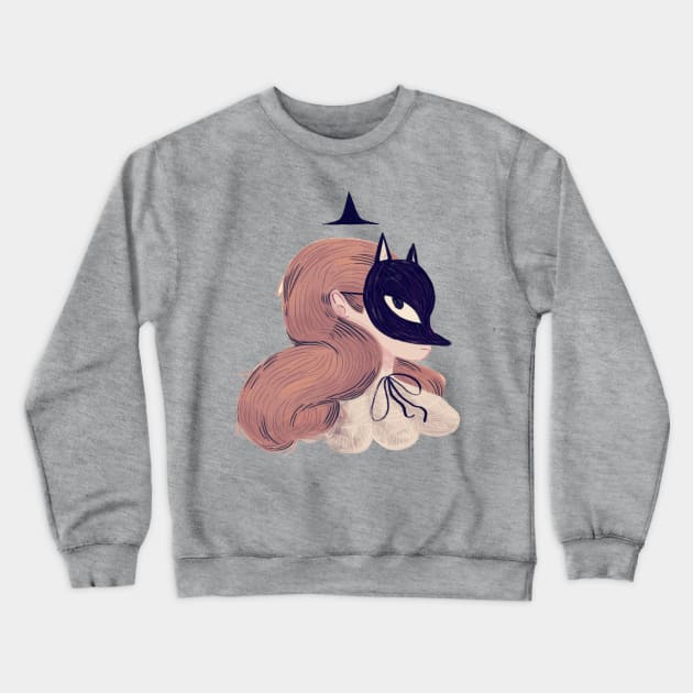 Fox Face Crewneck Sweatshirt by nanlawson